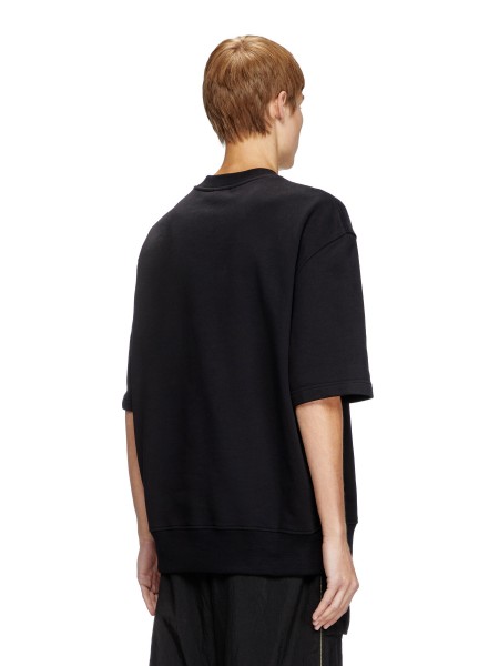 DIESEL Short sleeve sweatshirt A11580 0BMBJ 9XX S-COOLING-L1 Black DIESEL - 5