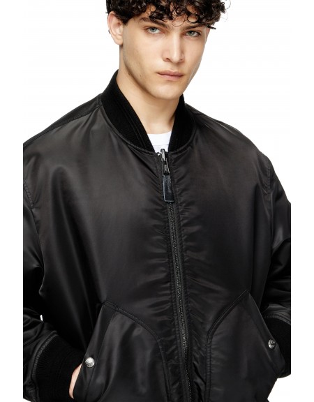 DIESEL Bomber jacket A14408 0HCAS 9XX J-HELD JACKET Black DIESEL - 3