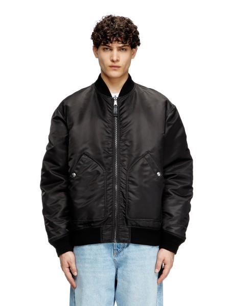 DIESEL Bomber jacket A14408 0HCAS 9XX J-HELD JACKET Black DIESEL - 1
