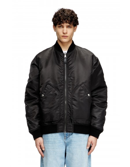 DIESEL Bomber jacket A14408 0HCAS 9XX J-HELD JACKET Black DIESEL - 1