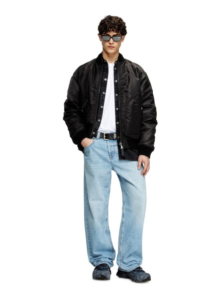 DIESEL Bomber jacket A14408 0HCAS 9XX J-HELD JACKET Black DIESEL - 4
