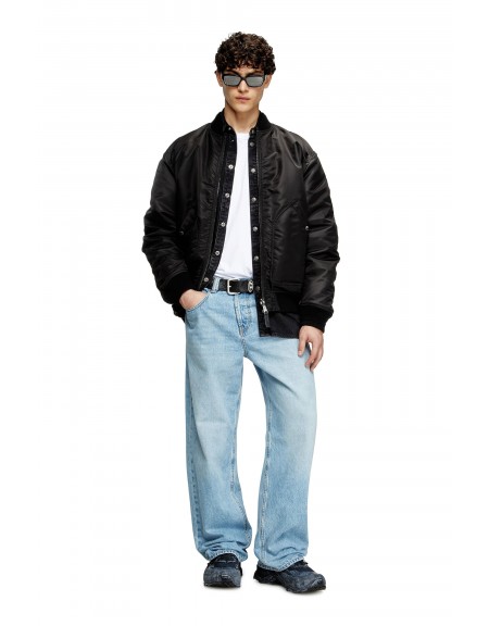 DIESEL Bomber jacket A14408 0HCAS 9XX J-HELD JACKET Black DIESEL - 4