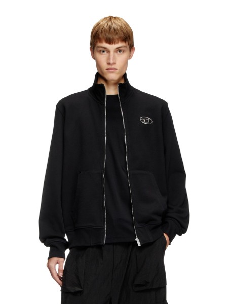 DIESEL Sweatshirt A11439 0BMBJ 9XX S-GINNI-ZIP Black DIESEL - 1