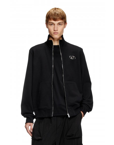 DIESEL Sweatshirt A11439 0BMBJ 9XX S-GINNI-ZIP Black DIESEL - 1