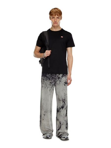 DIESEL T-shirt A14819 0SKAF 100 T-MEGOR-9XX Black DIESEL - 2
