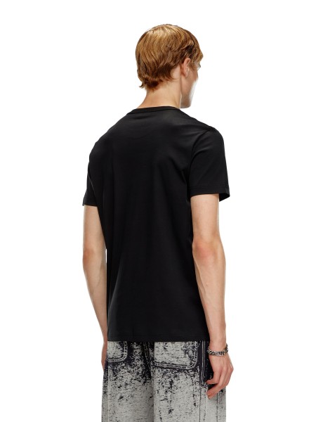 DIESEL T-shirt A14819 0SKAF 100 T-MEGOR-9XX Black DIESEL - 3