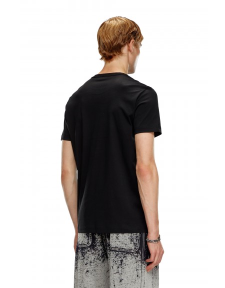 DIESEL T-shirt A14819 0SKAF 100 T-MEGOR-9XX Black DIESEL - 3