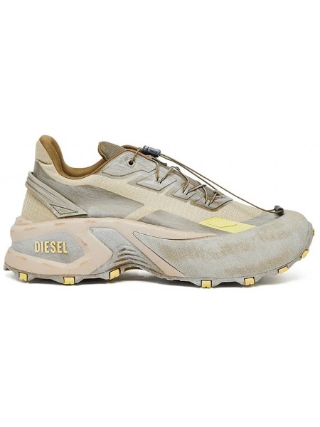 DIESEL Sneaker Y03444 P8140 HA947 D-CAGE RUNNER Khaki - Grey - Beige DIESEL - 2