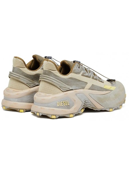 DIESEL Sneaker Y03444 P8140 HA947 D-CAGE RUNNER Khaki - Grey - Beige DIESEL - 4