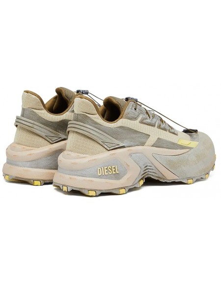 DIESEL Sneaker Y03444 P8140 HA947 D-CAGE RUNNER Khaki - Grey - Beige DIESEL - 4