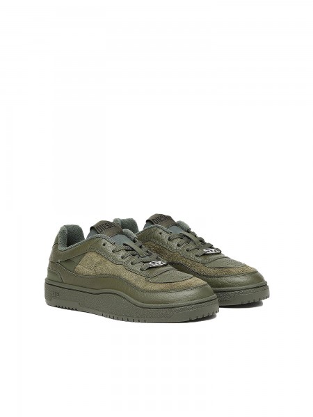 DIESEL Sneaker Y03511 P8419 T7168 S-OVAL SKALE LOW Olive - Khaki DIESEL - 1