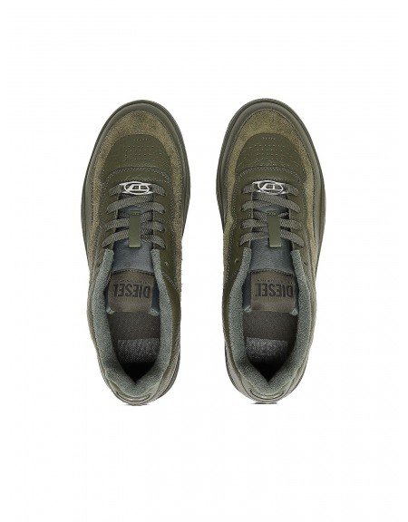 DIESEL Sneaker Y03511 P8419 T7168 S-OVAL SKALE LOW Olive - Khaki DIESEL - 3
