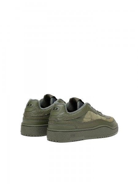 DIESEL Sneaker Y03511 P8419 T7168 S-OVAL SKALE LOW Olive - Khaki DIESEL - 5