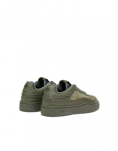 DIESEL Sneaker Y03511 P8419 T7168 S-OVAL SKALE LOW Olive - Khaki DIESEL - 5