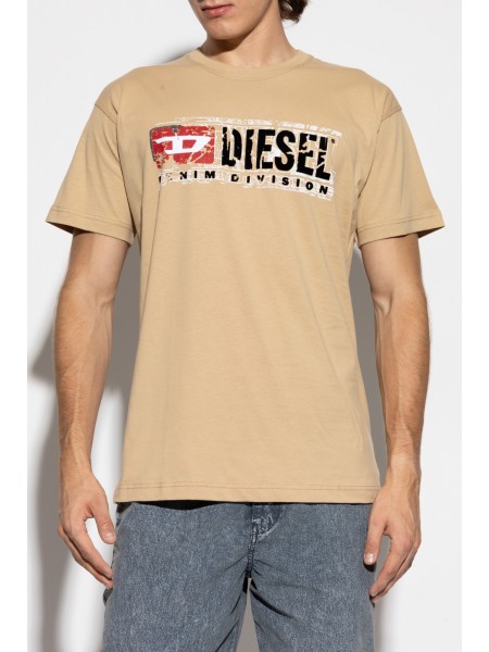 DIESEL T-shirt A19436 0PLAT 7CS T-NORM-T6 Beige DIESEL - 1
