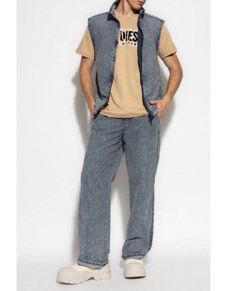 DIESEL T-shirt A19436 0PLAT 7CS T-NORM-T6 Beige DIESEL - 3