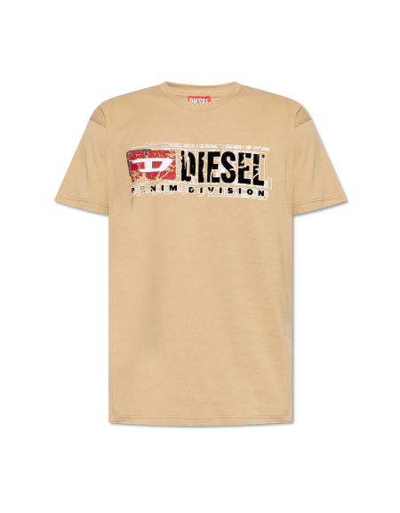 DIESEL T-shirt A19436 0PLAT 7CS T-NORM-T6 Beige DIESEL - 4