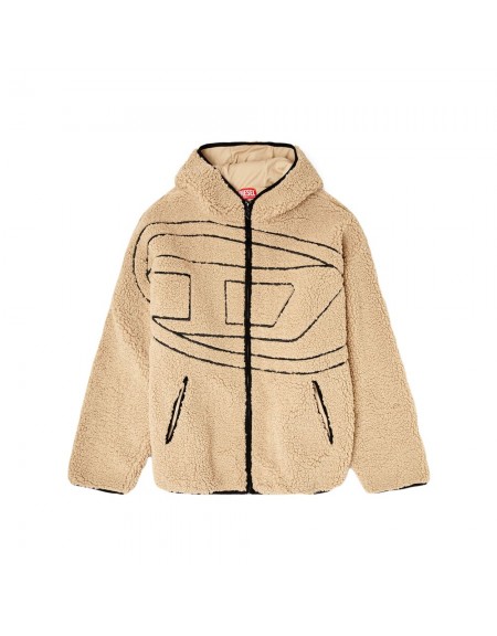 DIESEL Sweatshirt A18947 0KIBT SFQ S-ZAT SWEAT Beige DIESEL - 1