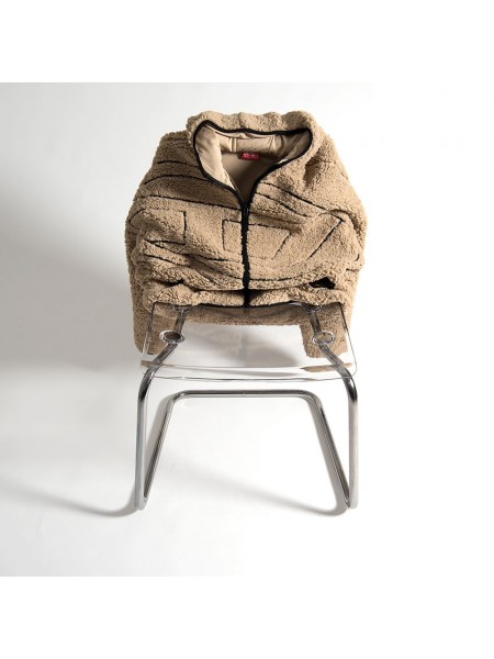 DIESEL Sweatshirt A18947 0KIBT SFQ S-ZAT SWEAT Beige DIESEL - 4