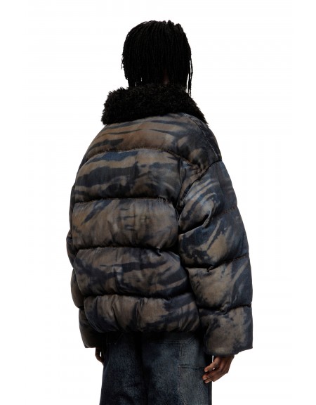 DIESEL Jacket A18757-0LKCX-03 W-TOHS Black - Brown DIESEL - 5