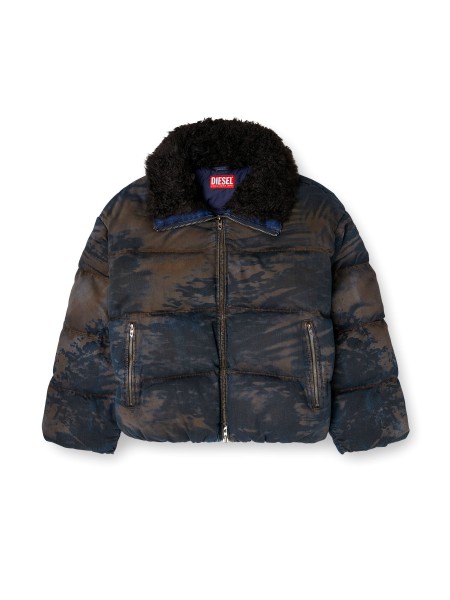 DIESEL Jacket A18757-0LKCX-03 W-TOHS Black - Brown DIESEL - 6