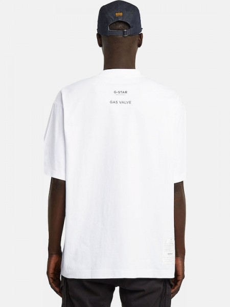 G-STAR RAW T-shirt D24429-C336-H718 DRY JERSEY White G-STAR RAW - 4