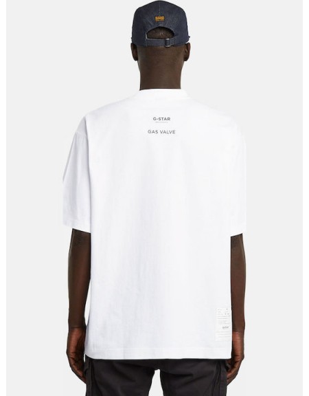 G-STAR RAW T-shirt D24429-C336-H718 DRY JERSEY White G-STAR RAW - 4