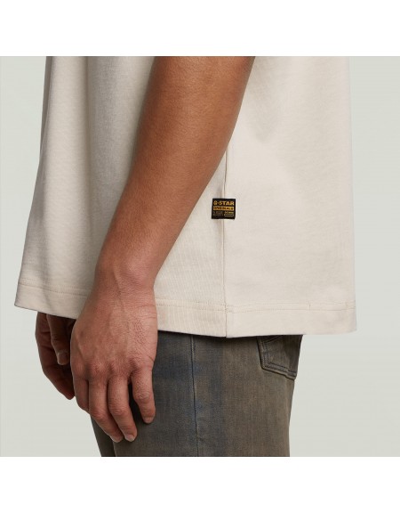 G-STAR RAW T-shirt D26842-D709-1603 PREMIUM JERSEY Beige G-STAR RAW - 5