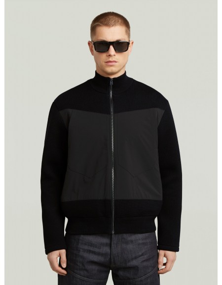 G-STAR RAW Knitted Jacket D26997-E144-6484 FABRIC MIX KNIT Black G-STAR RAW - 1