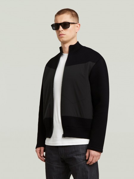 G-STAR RAW Knitted Jacket D26997-E144-6484 FABRIC MIX KNIT Black G-STAR RAW - 2