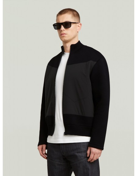 G-STAR RAW Knitted Jacket D26997-E144-6484 FABRIC MIX KNIT Black G-STAR RAW - 2