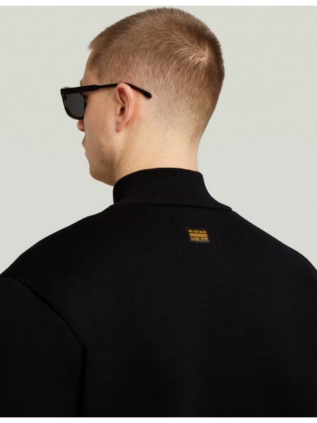 G-STAR RAW Knitted Jacket D26997-E144-6484 FABRIC MIX KNIT Black G-STAR RAW - 5