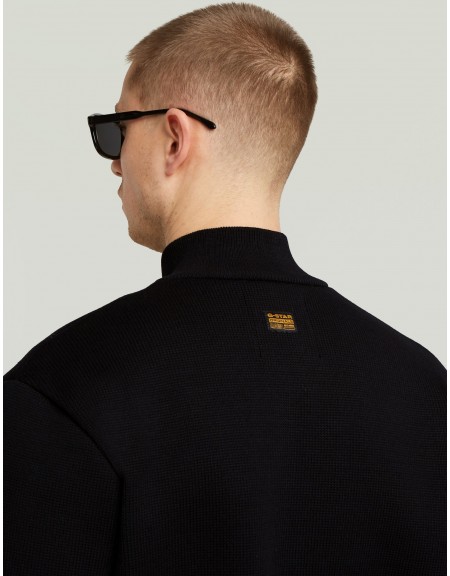 G-STAR RAW Knitted Jacket D26997-E144-6484 FABRIC MIX KNIT Black G-STAR RAW - 5