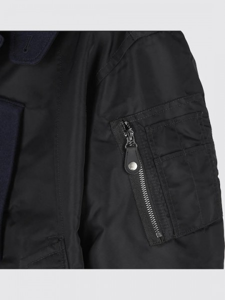 G-STAR RAW Bomber Jacket D26987-C143-6484 HYBRID PEACOAT Black - Blue G-STAR RAW - 4