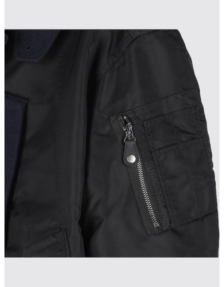 G-STAR RAW Bomber Jacket D26987-C143-6484 HYBRID PEACOAT Black - Blue G-STAR RAW - 4