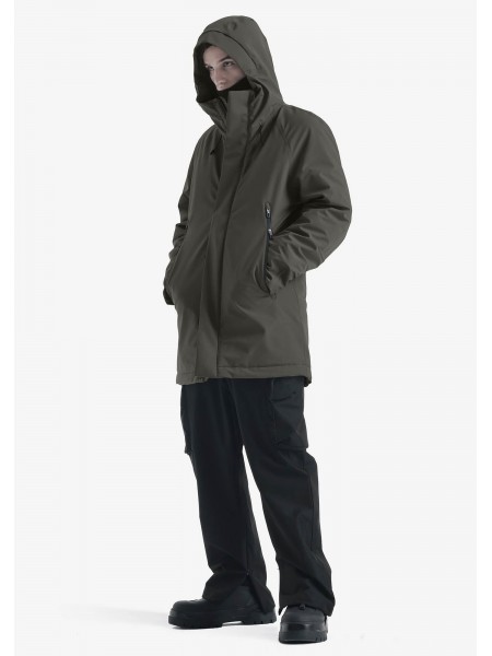 KRAKATAU Parka jacket QM555 Dark Fossil KRAKATAU - 8