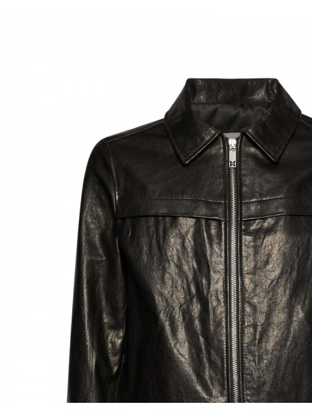 JOHN RICHMOND X Μπουφάν δερμάτινο UMA25101GB CASARI Μαύρο JOHN RICHMOND - 3