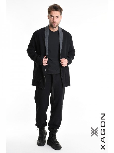 XAGON MAN Shirt - Jacket 21MD242 Black XAGON MAN - 4