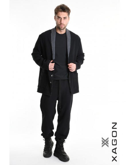 XAGON MAN Shirt - Jacket 21MD242 Black XAGON MAN - 4