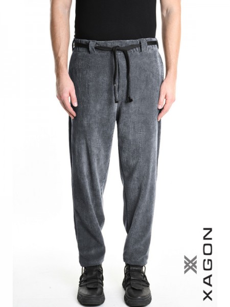 XAGON MAN Παντελόνι cargo κοτλέ 2ZUP70V Γκρι XAGON MAN - 1