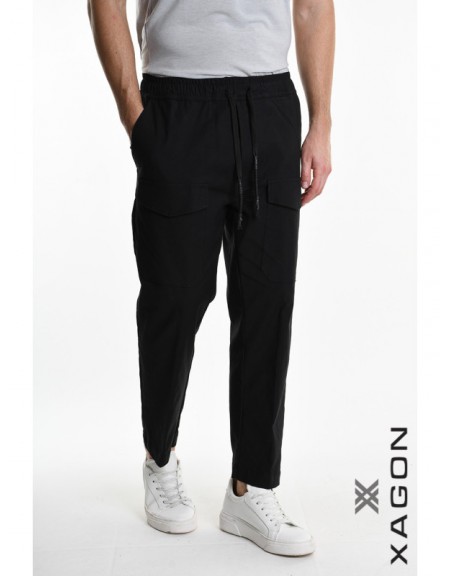 XAGON MAN Pants 2ZUK384 Black XAGON MAN - 4