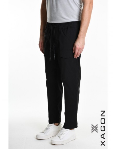 XAGON MAN Pants 2ZUK384 Black XAGON MAN - 5