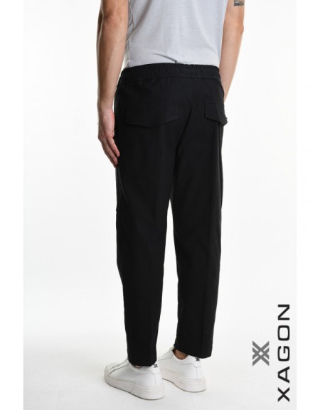 XAGON MAN Pants 2ZUK384 Black XAGON MAN - 6