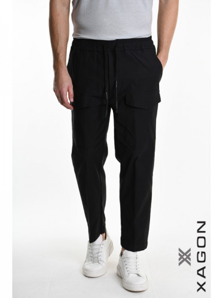 XAGON MAN Pants 2ZUK384 Black XAGON MAN - 7