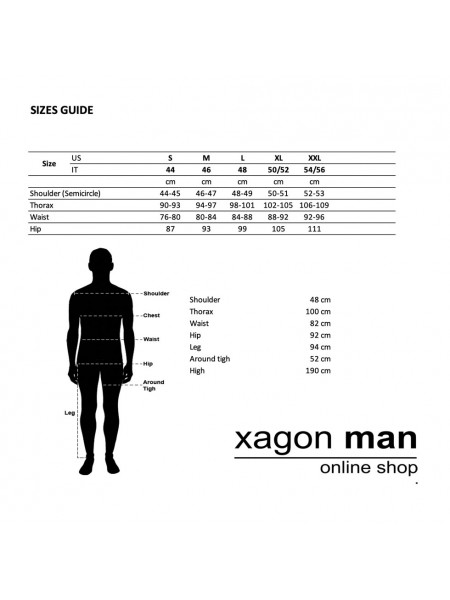 XAGON MAN Pants 2PMD240P Gray XAGON MAN - 8