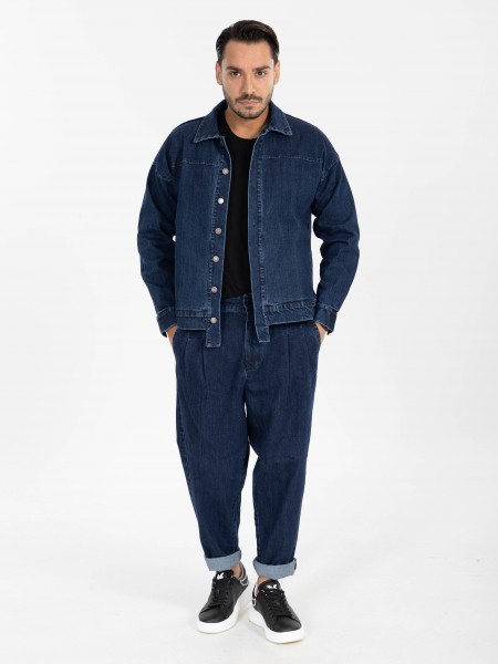 NINETEEN Shirt - Jacket X25-1036 Blue NINETEEN - 5