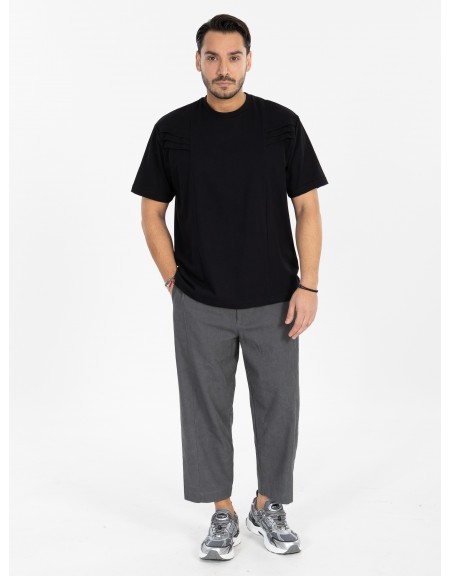 NINETEEN T-shirt X25-1052 Black NINETEEN - 4