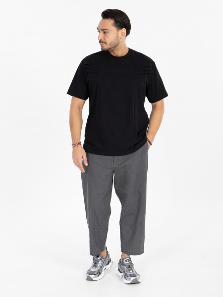 NINETEEN T-shirt X25-1052 Black NINETEEN - 7