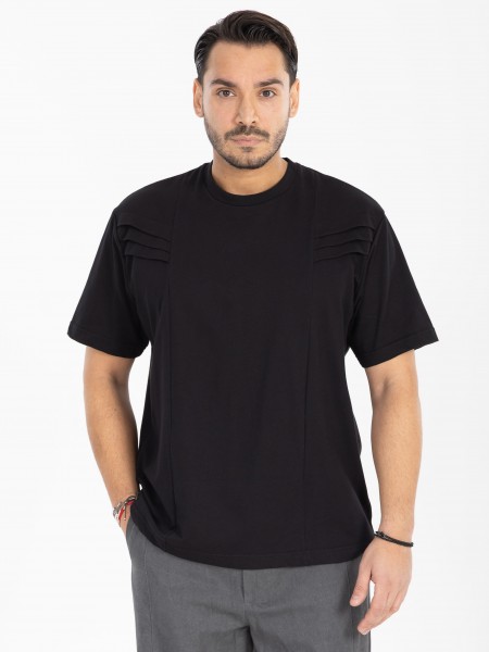 NINETEEN T-shirt X25-1052 Black NINETEEN - 1