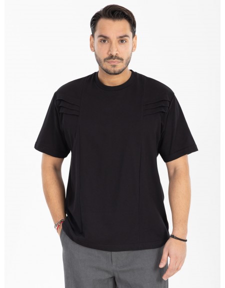 NINETEEN T-shirt X25-1052 Black NINETEEN - 8